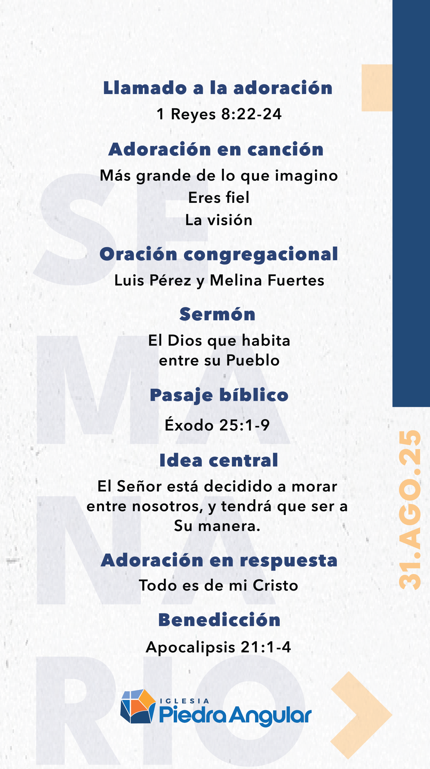 31 AGOSTO, 2025